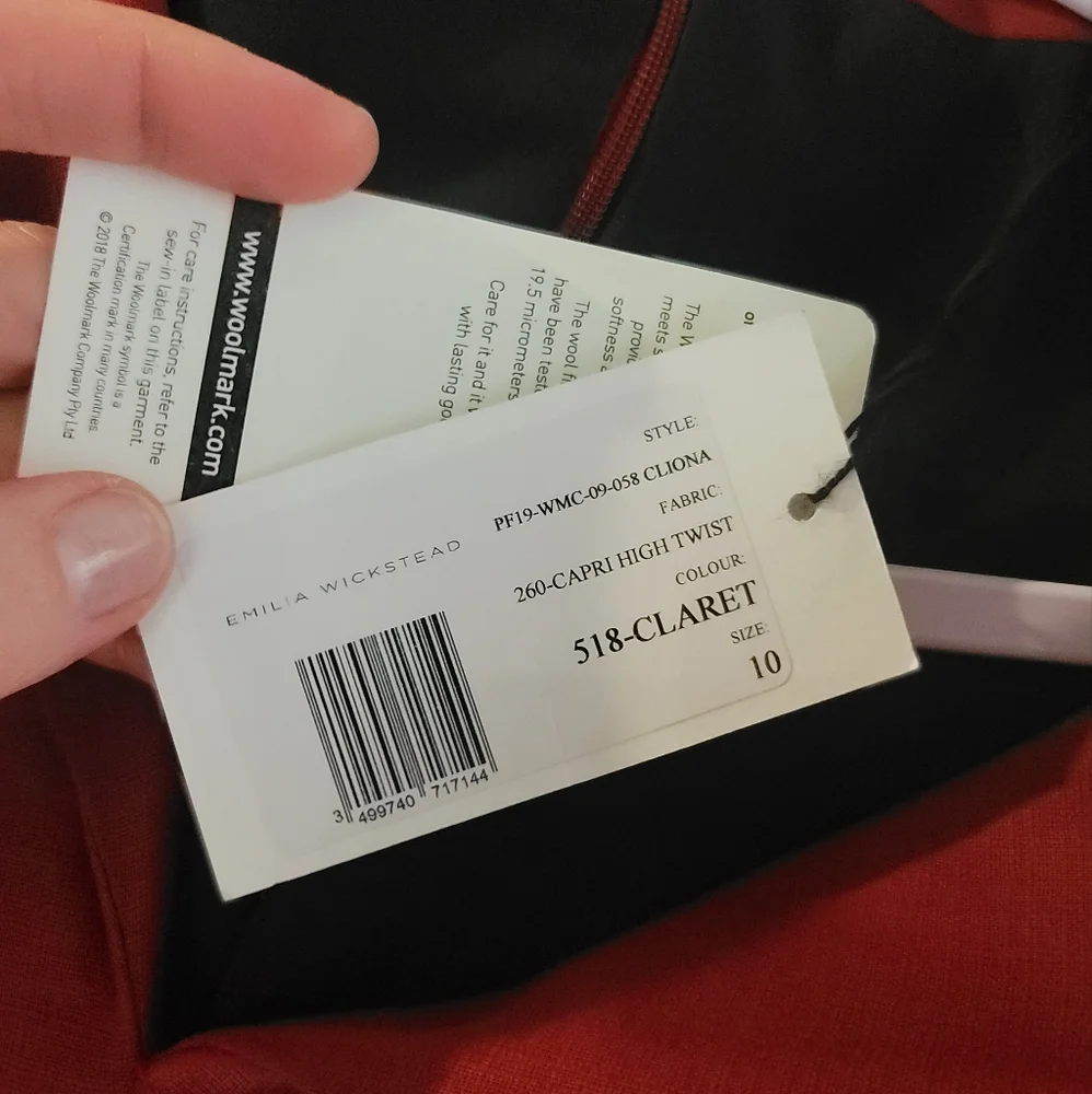 Emilia Wickstead x Woolmark Cliona Jumpsuit - Picture 13 of 14